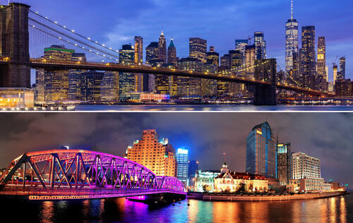 New York vs Shanghai